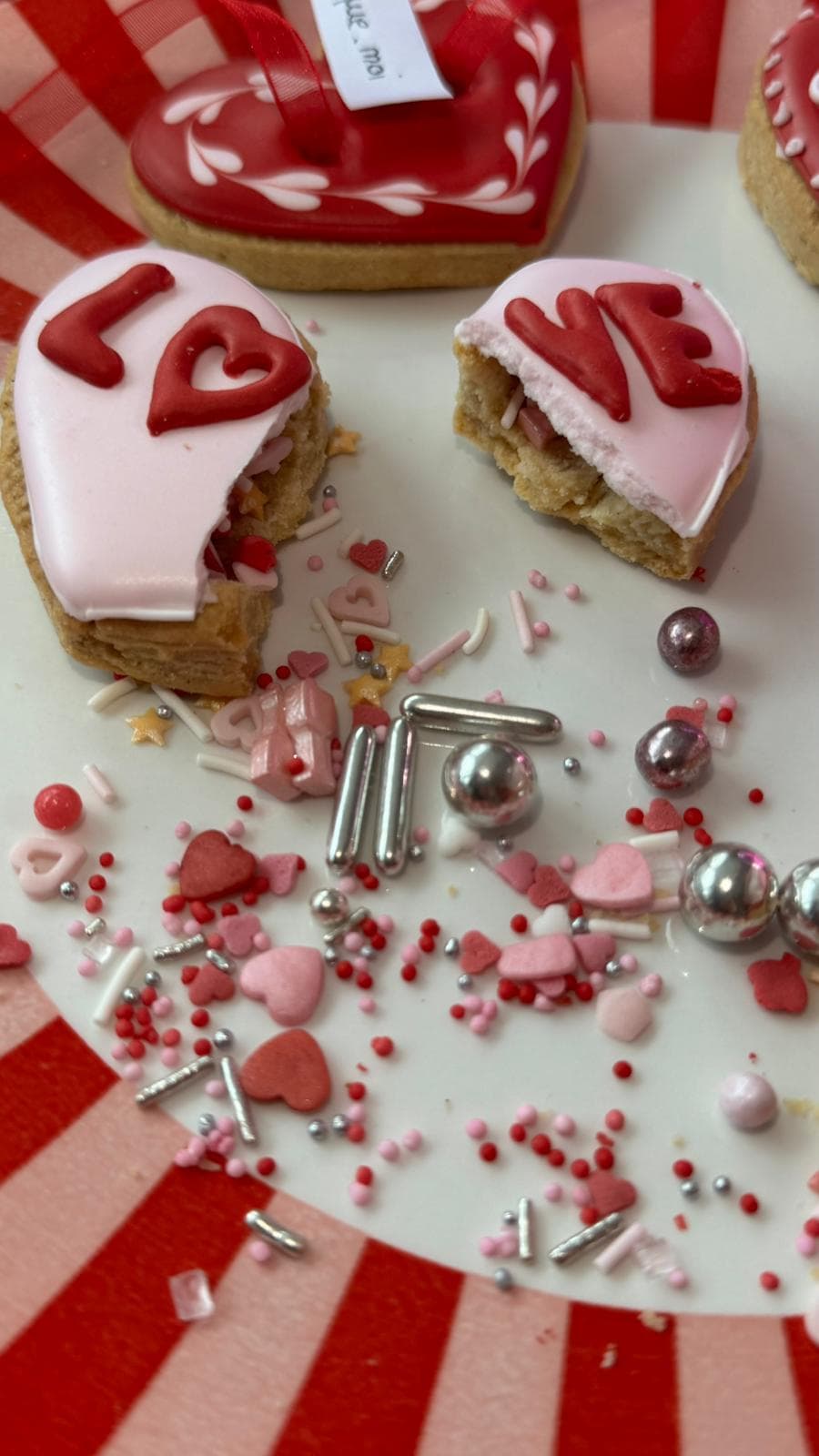 cœur surprise sprinkles