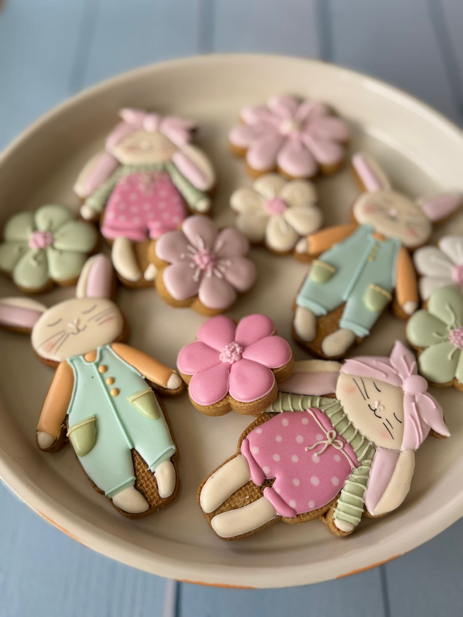 biscuit lapin fleur pâques